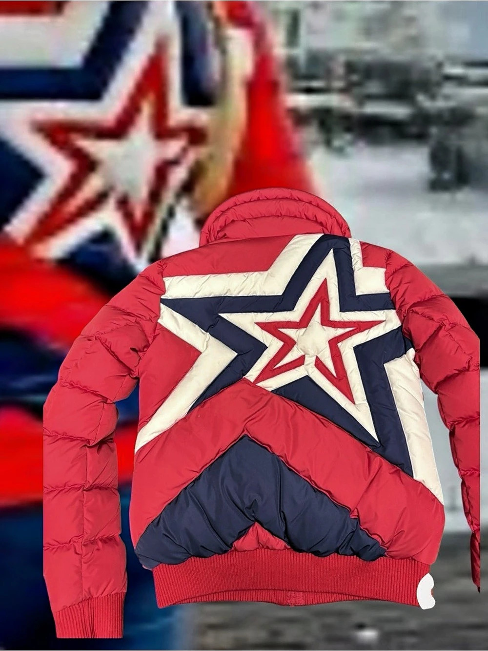 Perfect Moment Super Star Jacket Red & Blue Size Large